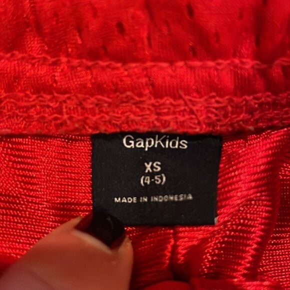Gap Kids Boys Red Mesh Tie Athletic Shorts - Picture 5 of 7